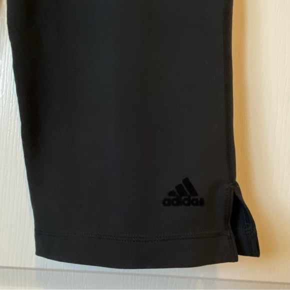 Adidas Climalite Wide Leg Cropped Capris Medium - Picture 12 of 16